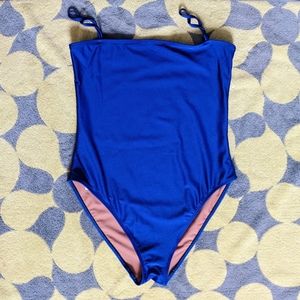 Nu Swim Royal Blue One Piece Bathing Suit